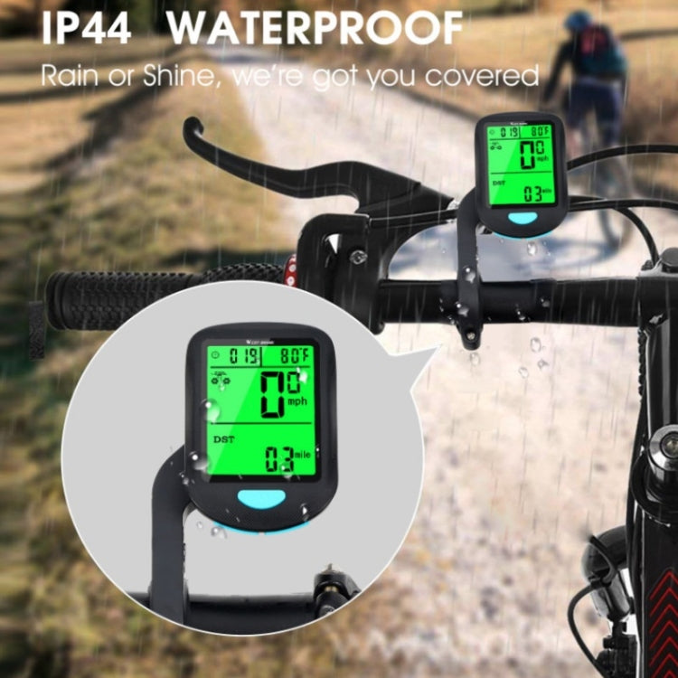 WEST BIKING Mountain Road Bike Wireless Code Meter Multi-Function Interface Riding Speedometer