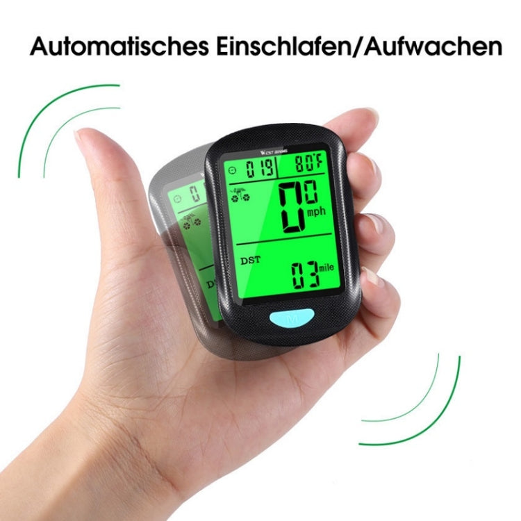 WEST BIKING Mountain Road Bike Wireless Code Meter Multi-Function Interface Riding Speedometer