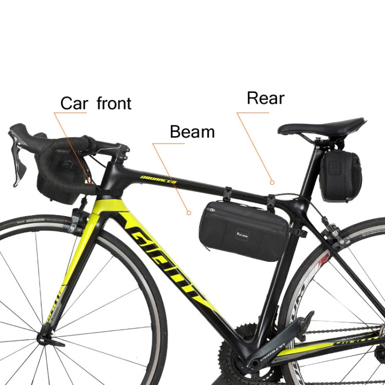 WEST BIKING 3L Bicycle Front Beam/Saddle Tail Bag Riding Diagonal Belt Bag