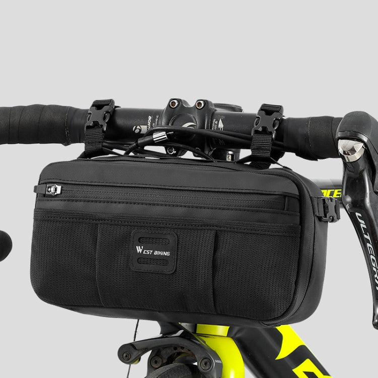 WEST BIKING 3L Bicycle Front Beam/Saddle Tail Bag Riding Diagonal Belt Bag