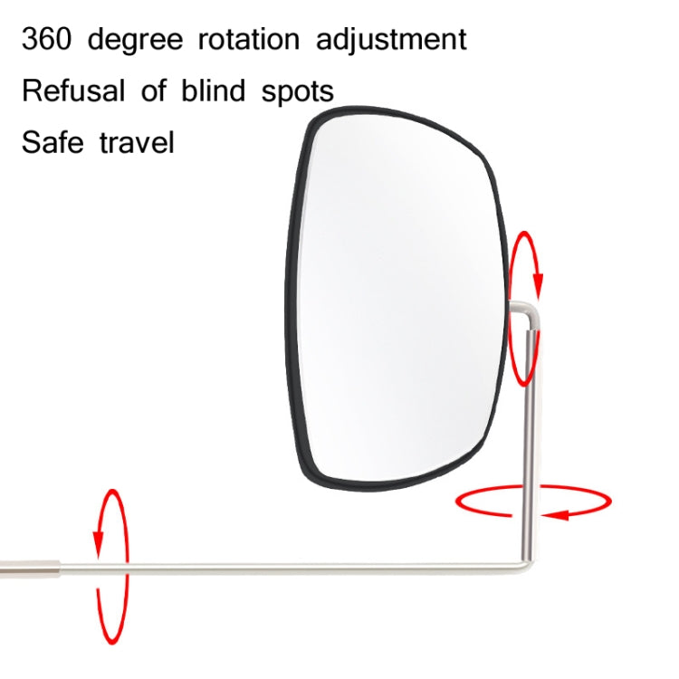 WEST BIKING Bicycle Riding Glasses Mini Rearview Mirror Multi-Angle Adjustable Flat Mirror