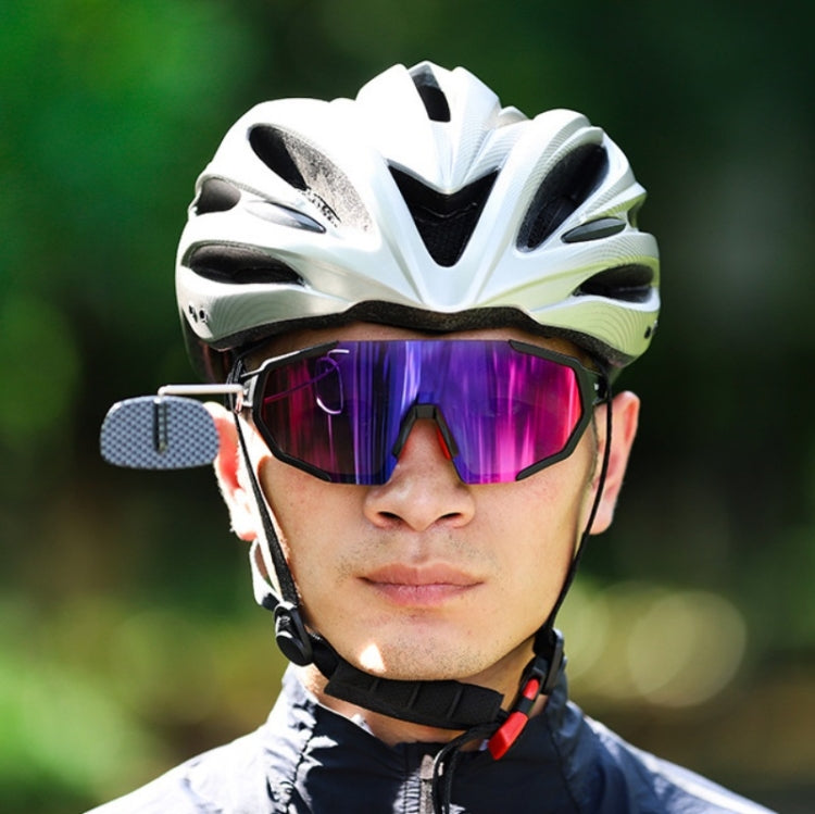 WEST BIKING Bicycle Riding Glasses Mini Rearview Mirror Multi-Angle Adjustable Flat Mirror