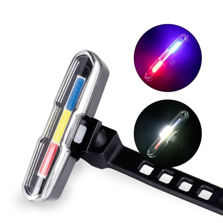 Bicycle Light USB Charging LED Warning Light Night Riding COB Tail Light, Specification: