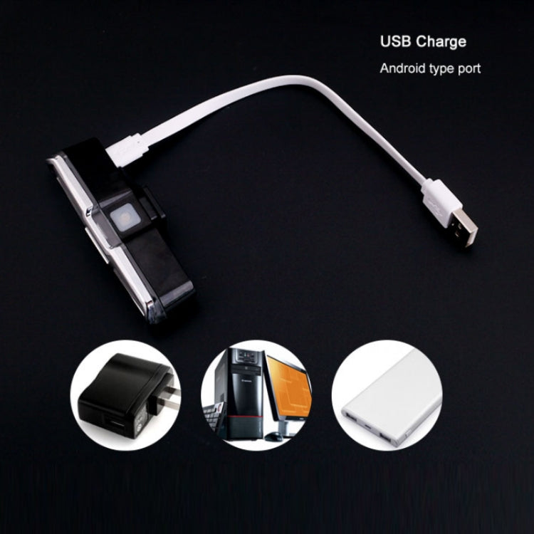 Bicycle Light USB Charging LED Warning Light Night Riding COB Tail Light, Specification: