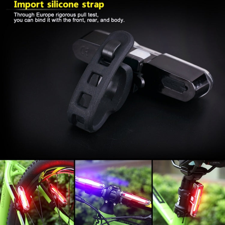 Bicycle Light USB Charging LED Warning Light Night Riding COB Tail Light, Specification: