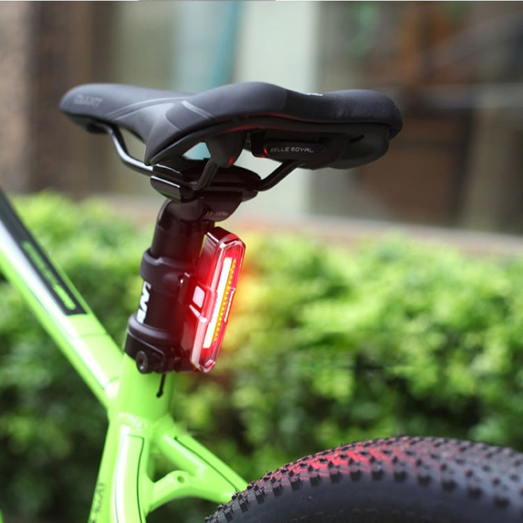 Bicycle Light USB Charging LED Warning Light Night Riding COB Tail Light, Specification: