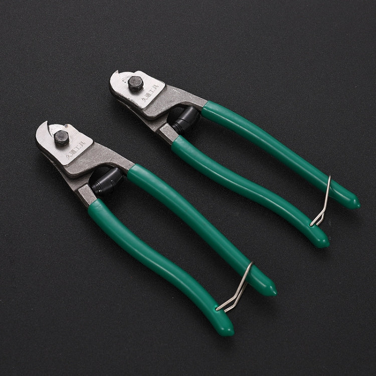 JTO Wire Rope Scissors Mini Discharging Clamps Plastic Handle Steel Wire Cutter