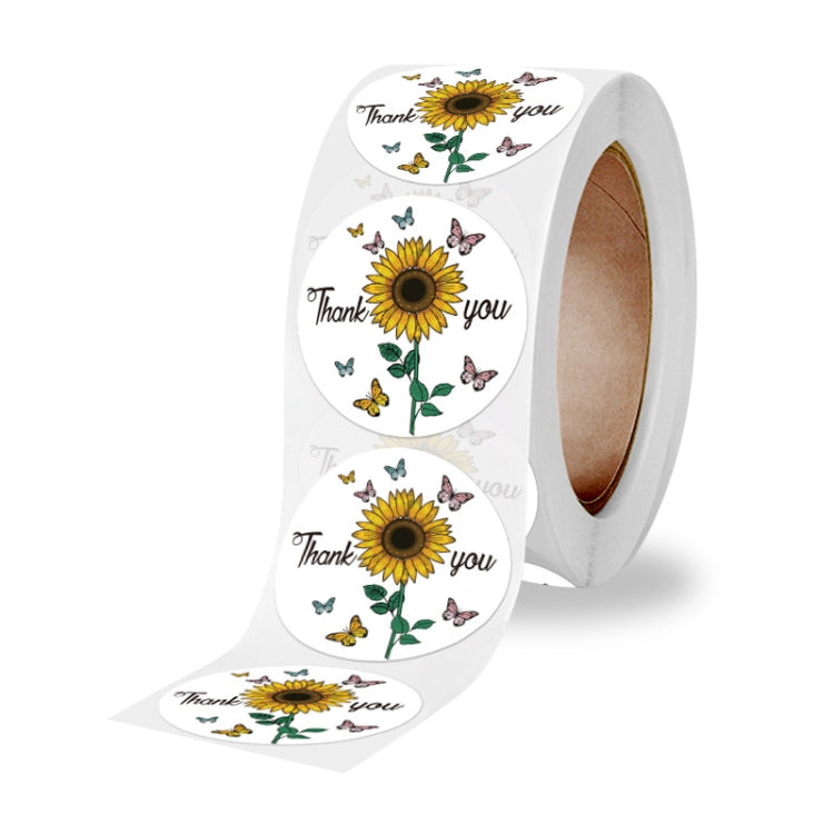 2 Rolls Animal Decoration Envelope Sealing Sticker Thank You  Label