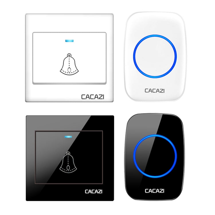 CACAZI H10 1 For 1 Wireless Smart Doorbell without Battery