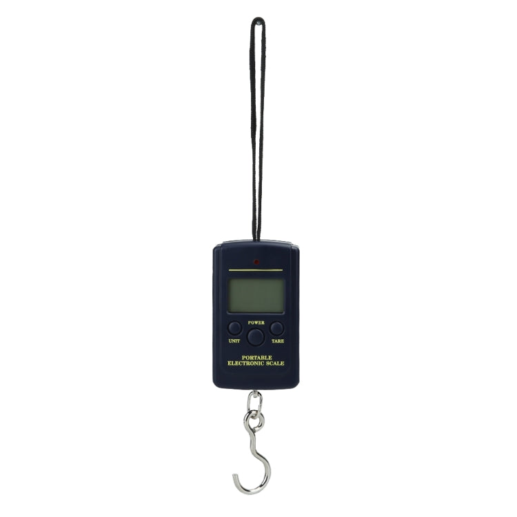 10g Mini Digital Fishing Scale Travel Weighting Steelyard Hanging Electronic Hook Scale Kitchen Weight Tool, Capacity:40kg
