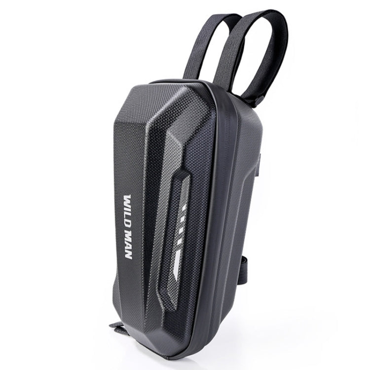 WILD MAN Electric Sooter Hard Shell EVA Front Bag Folding Bicycle Bag