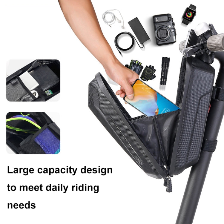 WILD MAN Electric Sooter Hard Shell EVA Front Bag Folding Bicycle Bag