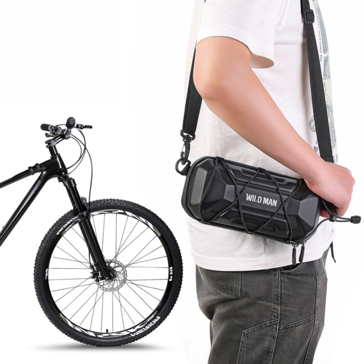 WILD MAN XT17 2L Bicycle EVA Hard Shell Front Bag Outdoor Cycling Handlebar Bag