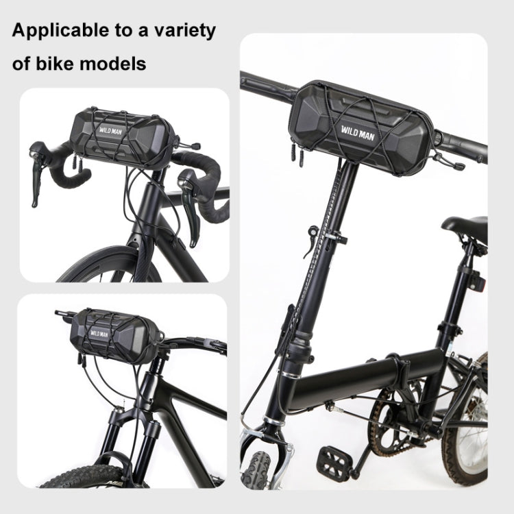 WILD MAN XT17 2L Bicycle EVA Hard Shell Front Bag Outdoor Cycling Handlebar Bag