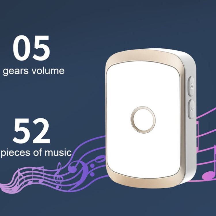 CACAZI 1 For 3 Split Type Door Opening Sensor Reminder Smart Wireless Doorbell Alarm