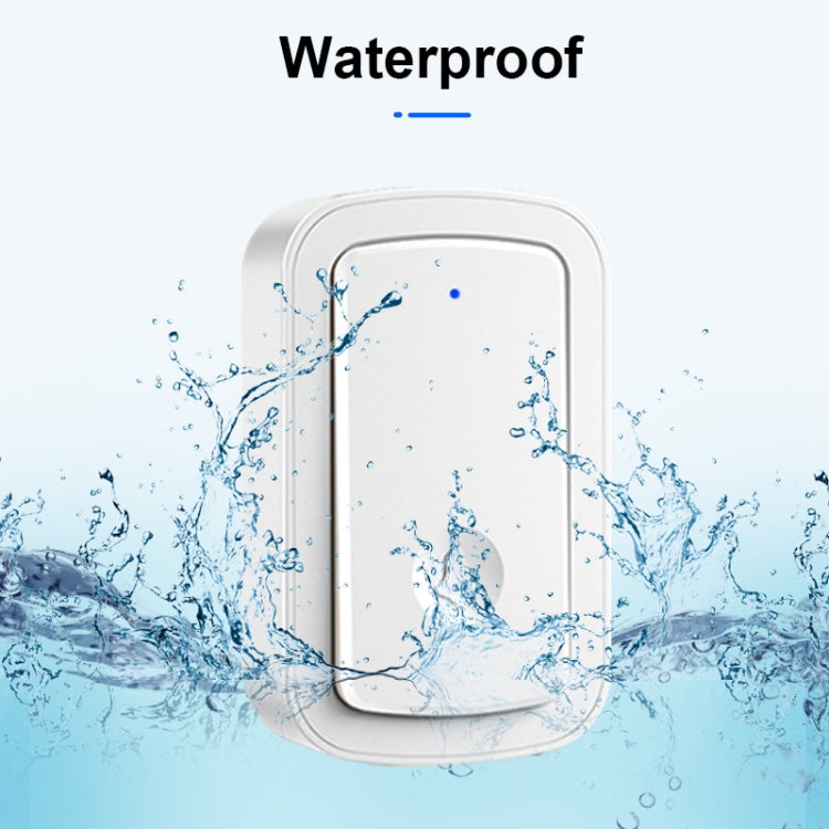 CACAZI A19 1 For 1 Wireless Music Doorbell without Battery