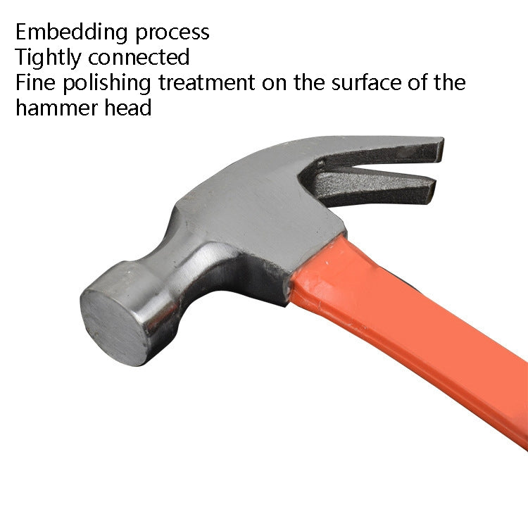 Plastic-Coated Handle Claw Hammer Hardware Tools, Model: Hammerhead 750g