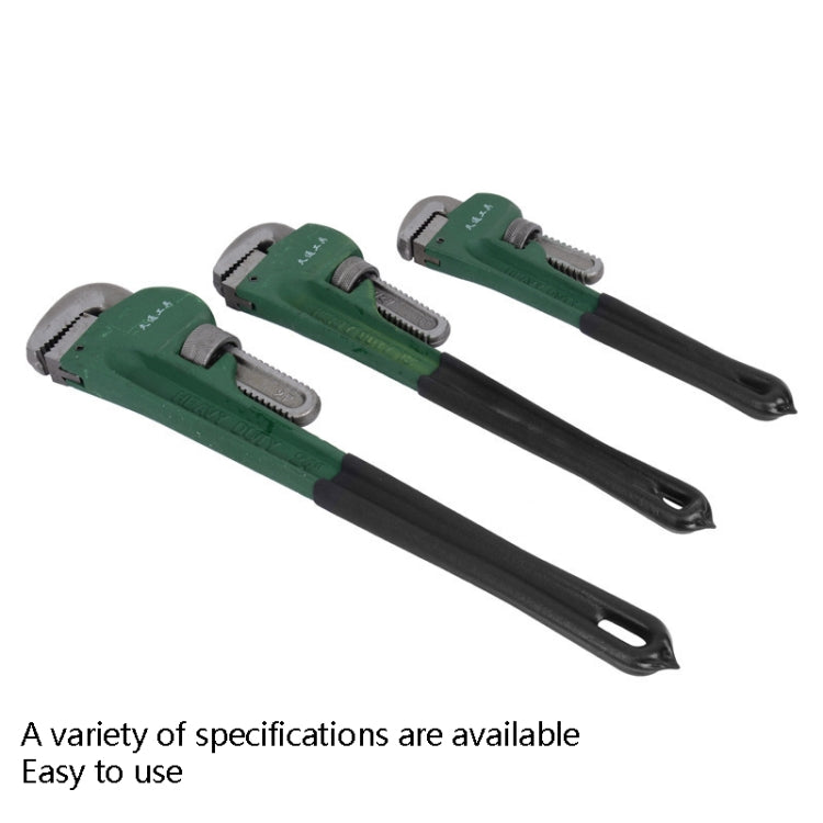JiuTong Plastic Handle Heavy Duty Pipe Wrench Plumbing Pliers