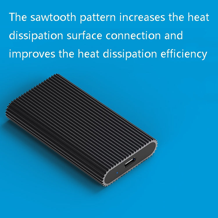 Blueendless M3T MSATA Mobile Hard Disk Box TYPE-C Transfer USB3.1 Notebook Solid Hard Disk Box