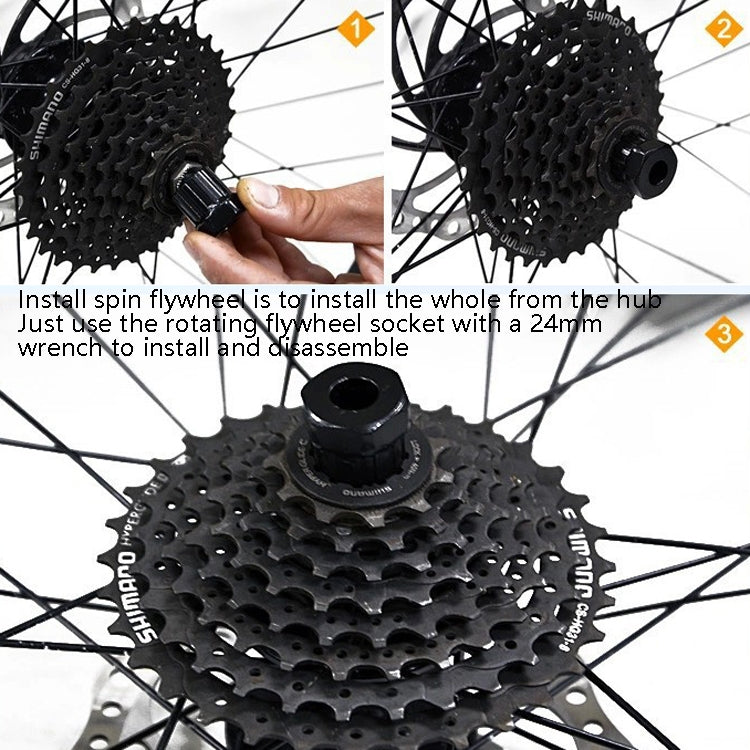 10 PCS Small Flywheel Tool Bicycle Flywheel Disassembly Installation Maintenance Tools