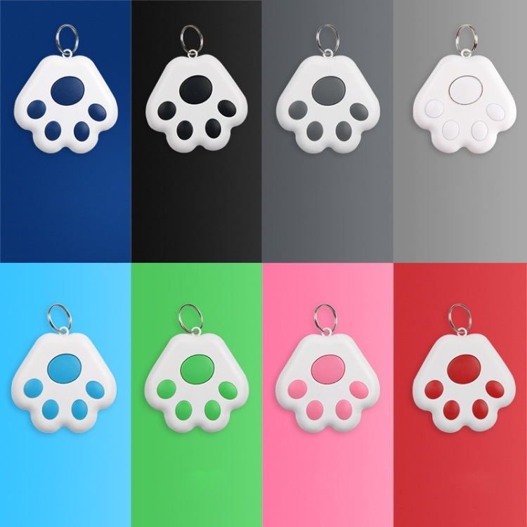 2 PCS HYC-09 Dog Paw Bluetooth Anti-Lost Device Pet Tracking Locator Keychain Smart Search Two-Way Alarm