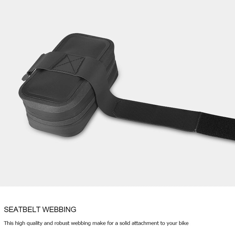 SAHOO 0.5L TPU Waterproof Portable Bicycle Tail Bag Saddle Bag