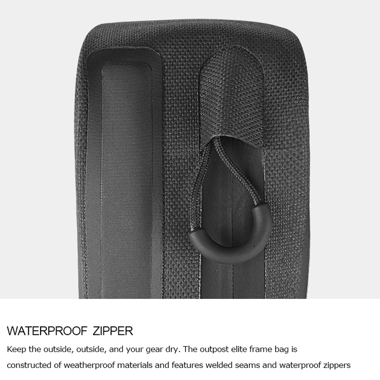 SAHOO 0.5L TPU Waterproof Portable Bicycle Tail Bag Saddle Bag
