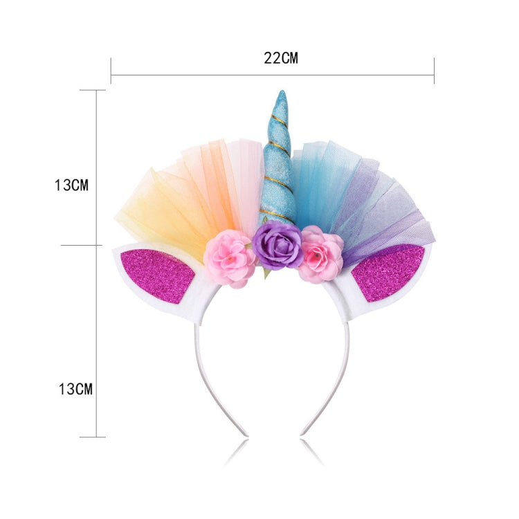 F006 Cartoon Headband Children Birthday Festival Party Hair Accessories
