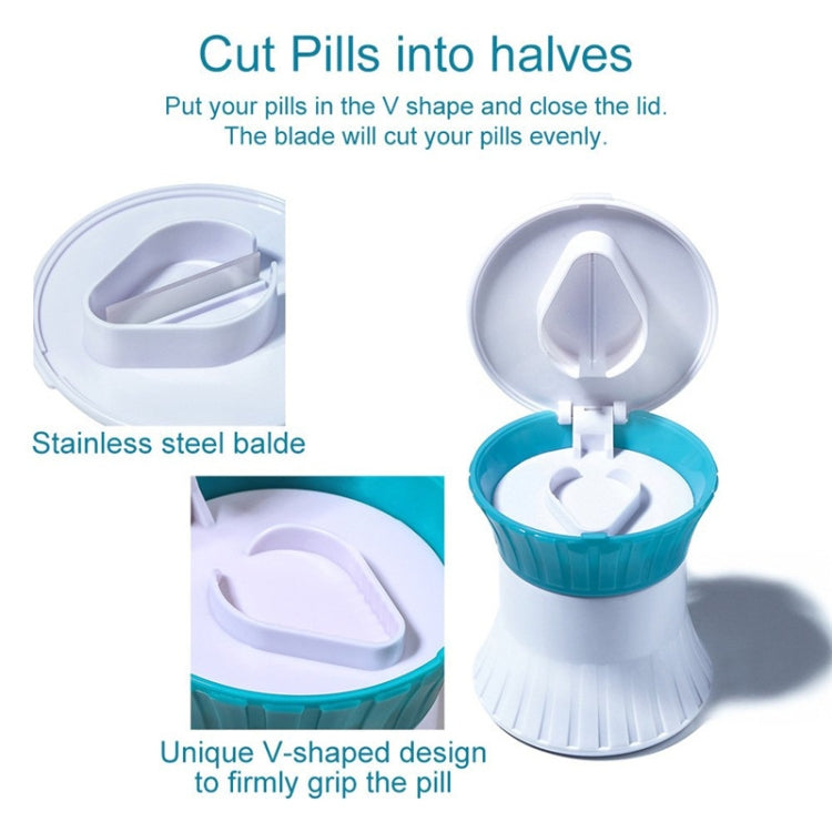 3 in 1 Medicine Grinding Storage & Dividing Storage Box