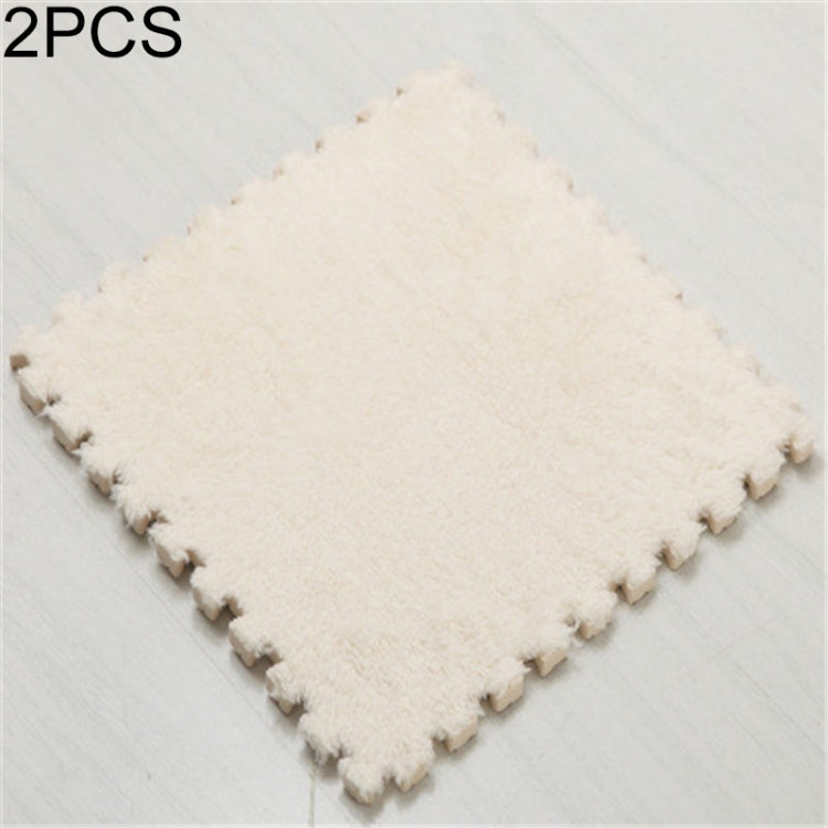 2 PCS Living Room Bedroom Children Kids Soft Carpet Magic Patchwork Jigsaw Splice Heads Climbing Baby Mat 30x30cm