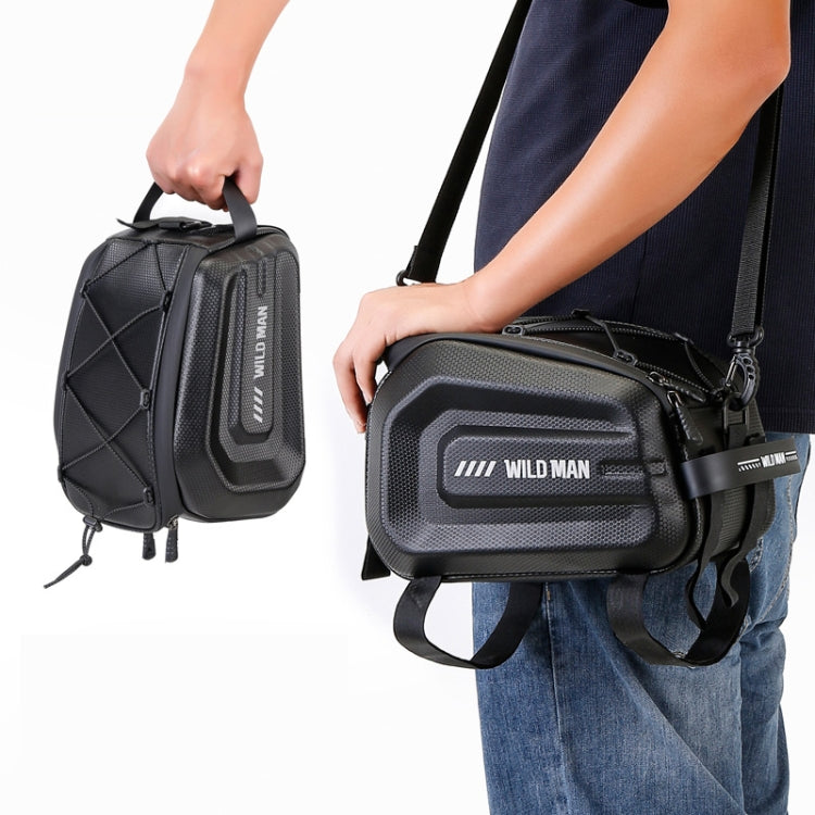 WILD MAN GD5 4L Bicycle EVA Hard Shell Rack Tail Bag Outdoor Cycling Equipment