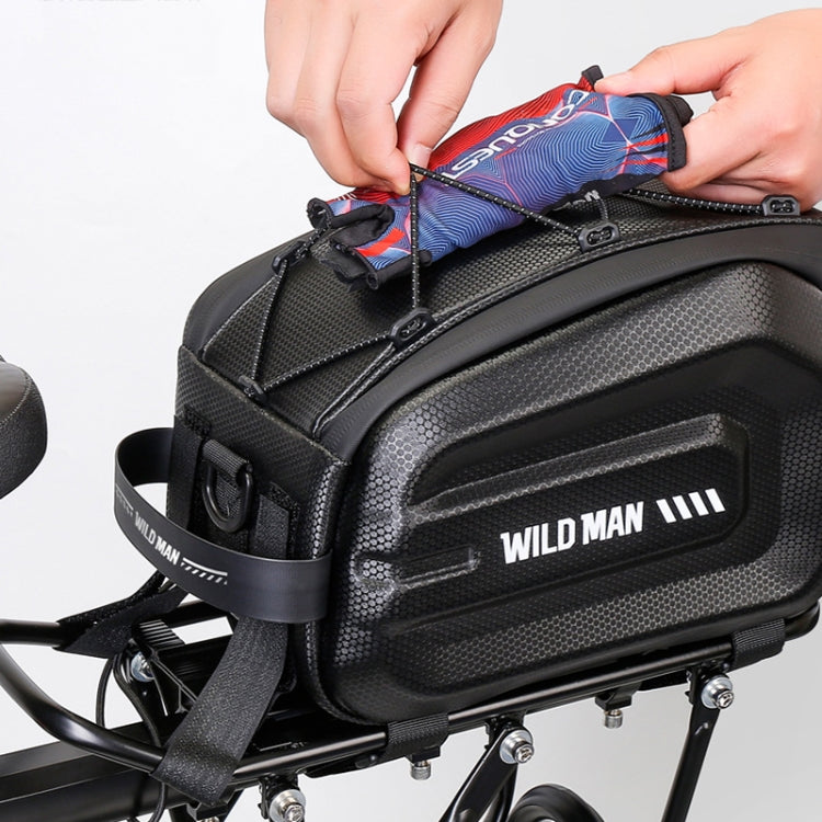 WILD MAN GD5 4L Bicycle EVA Hard Shell Rack Tail Bag Outdoor Cycling Equipment