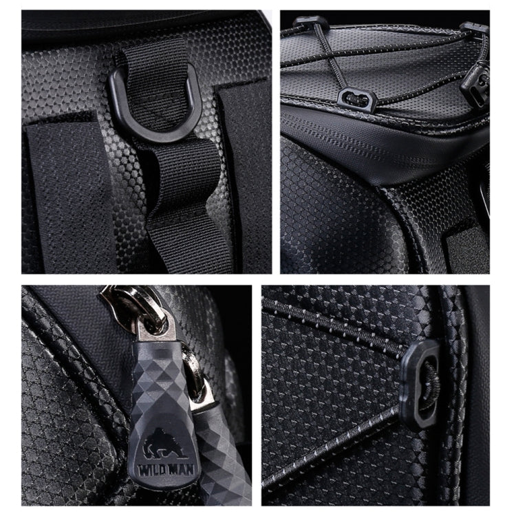 WILD MAN GD5 4L Bicycle EVA Hard Shell Rack Tail Bag Outdoor Cycling Equipment