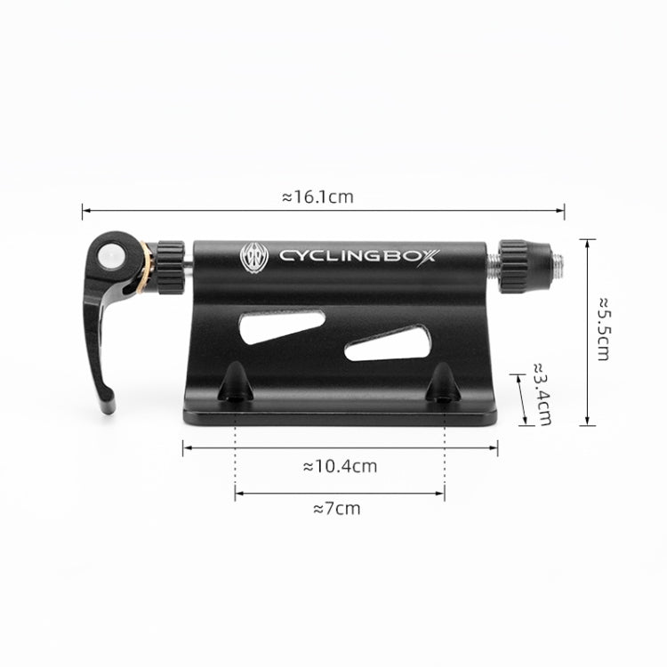CYCLINGBOX BG-0171 Bike Aluminum Portable Quick-Removal Front Fork Fixed Frame Rear Hanging Frame Car Top Fixture Equipment