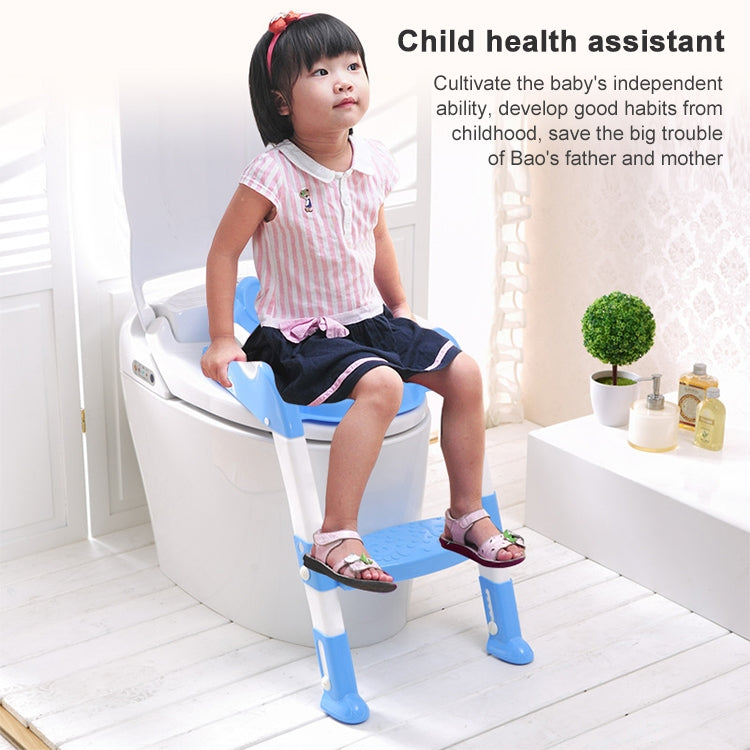 Baby Potty Toilet Chair Training Seat With Adjustable Ladder Infant Anti Slip Folding Toilet Trainer Safety Seats