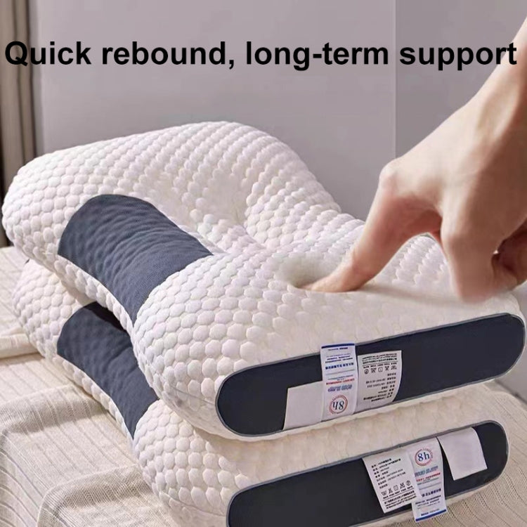 Neck-Protecting Knitted Non-Collapse Pillow Home Partition Massage Pillow