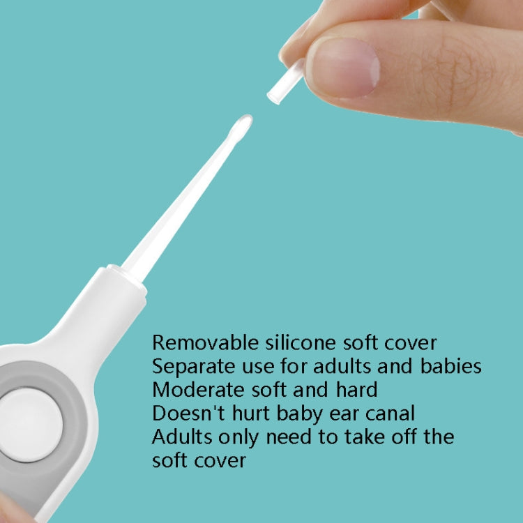 2 PCS Fasola DZ-477 Luminous Illuminated Ear Picker Child Safety Soft Head Ear Picker