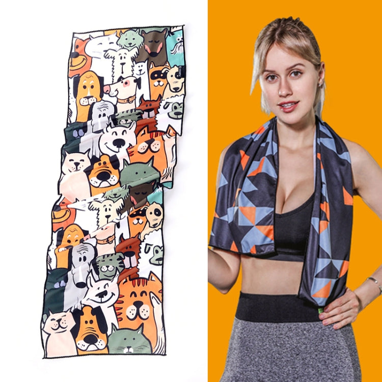 Gym Sports Cold Feeling Sweat-Absorbent Quick-Drying Cold Towel