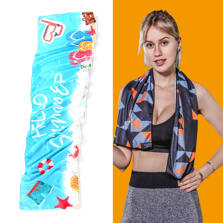 Gym Sports Cold Feeling Sweat-Absorbent Quick-Drying Cold Towel