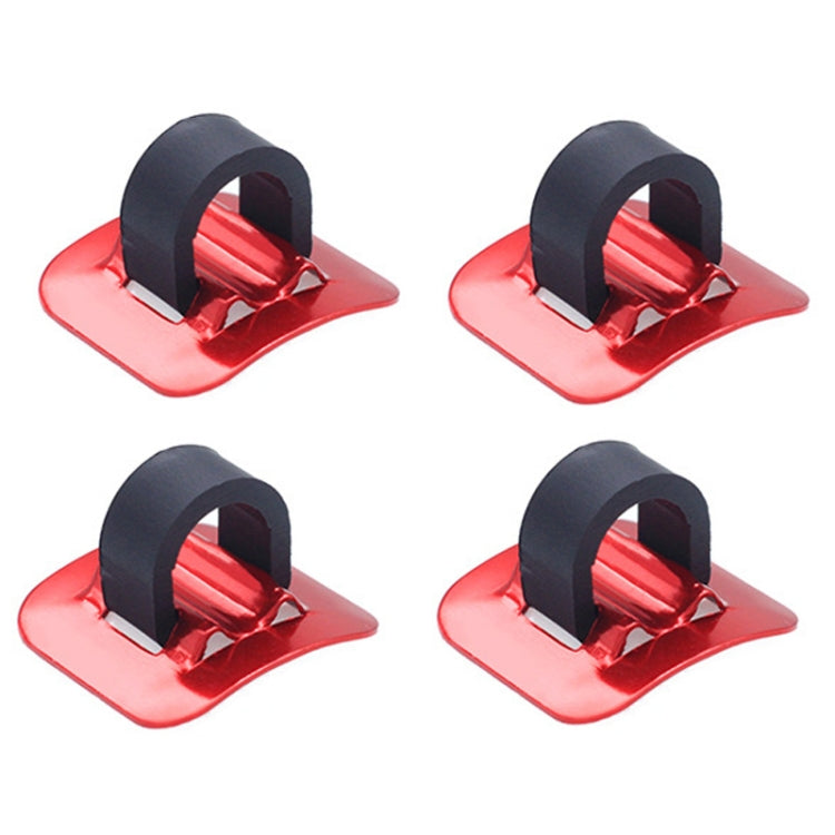 4 PCS Mountain Road Bicycle Hose Line Guide Adhesive Wire Seat Frame Cable Fixing C Buckle, Style: