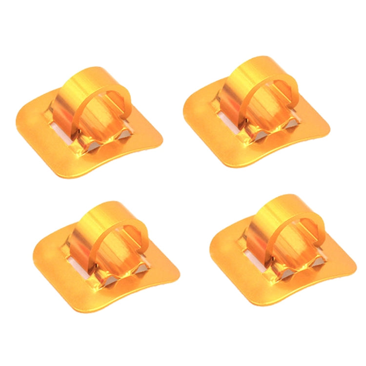 4 PCS Mountain Road Bicycle Hose Line Guide Adhesive Wire Seat Frame Cable Fixing C Buckle, Style: