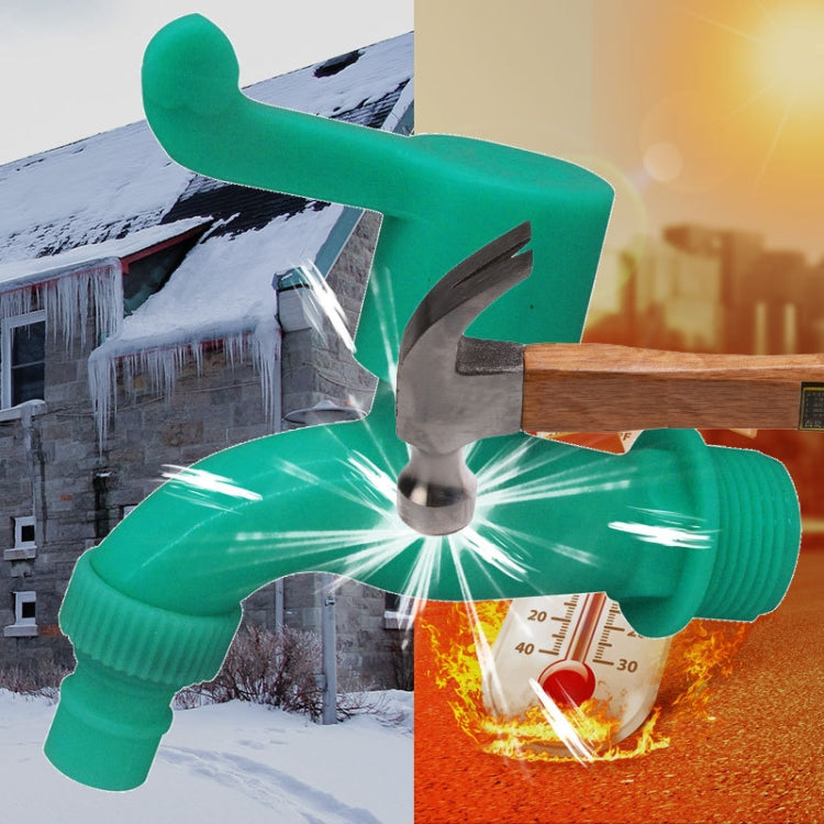 10pcs All Plastic Freeze-Resistant Washing Machine Faucet 1/2 inch (Random Color Delivery)