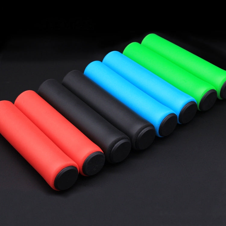 4 Pairs Mountain Folding Bicycle Silicone Foaming Sponge Handle Cover Rubber Shock Absorbing Anti-Slip Handle Set