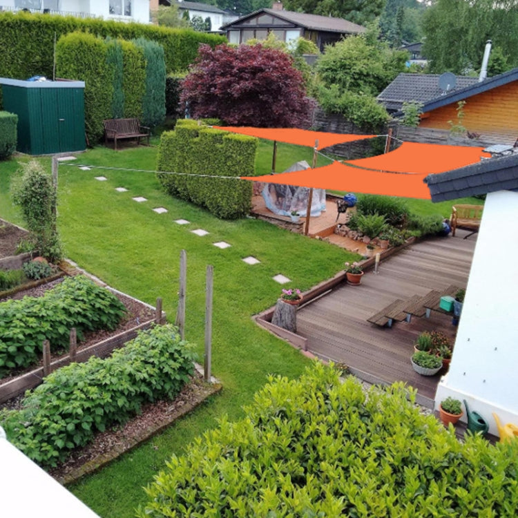 Outdoor Garden Sunshade Sail Waterproof Anti-UV Canopy, Size: 4m x 7m
