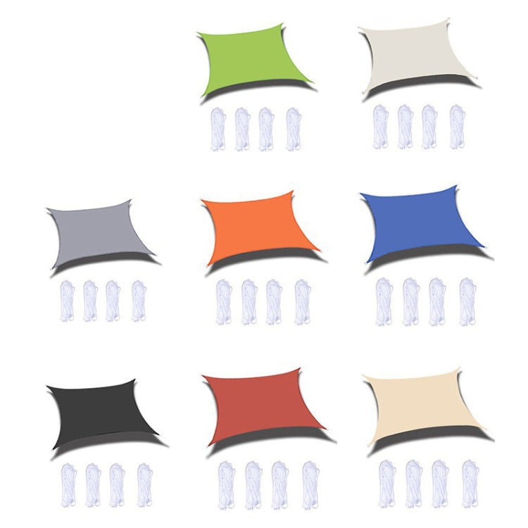 Outdoor Garden Sunshade Sail Waterproof Anti-UV Canopy, Size: 6m x 6m