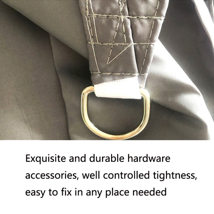 Triangle Outdoor Garden Sunshade Sail Waterproof Anti-UV Canopy, Size: 5m x 5m x 5m