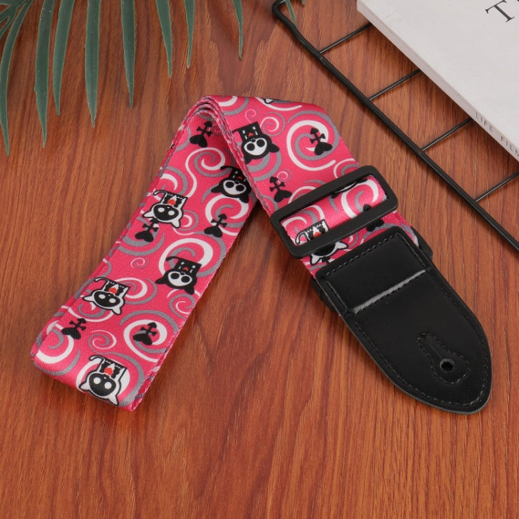 3 PCS Printed Ukulele Guitar Strap, Length: 85-135cm