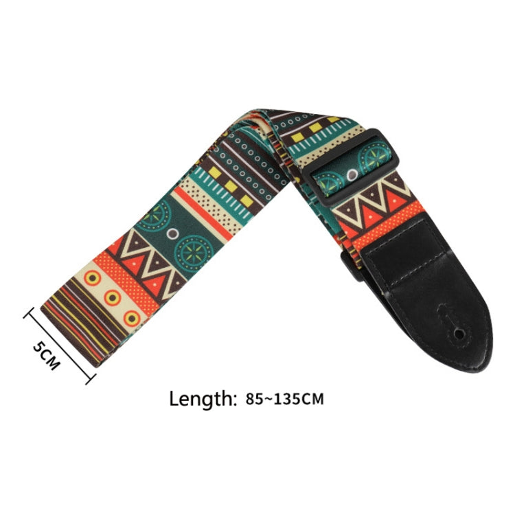 3 PCS Printed Ukulele Guitar Strap, Length: 85-135cm