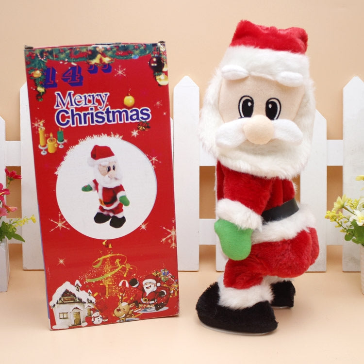Electric Twisted Fart Shake Hips Santa Claus With Music Christmas Novel Birthday Gift