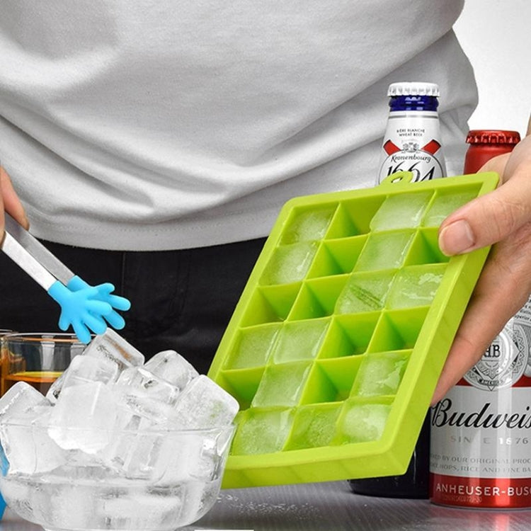 24 Grids Silicone Ice Cube Tray Molds Square Shape Ice Cube Maker Fruit Popsicle Ice Cream Mold